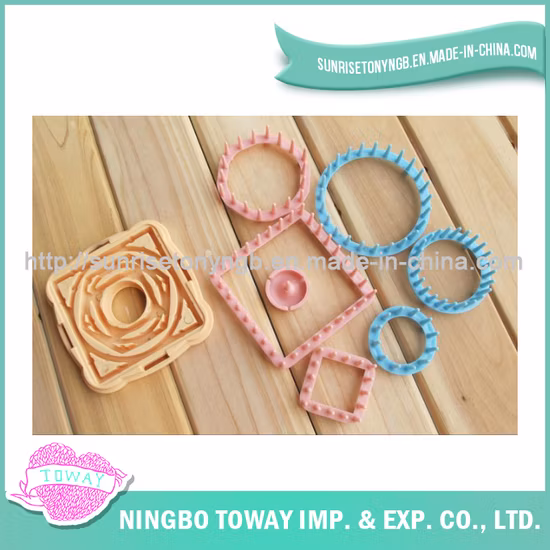 손으로 짜는 원형 플라스틱 양모 편직기